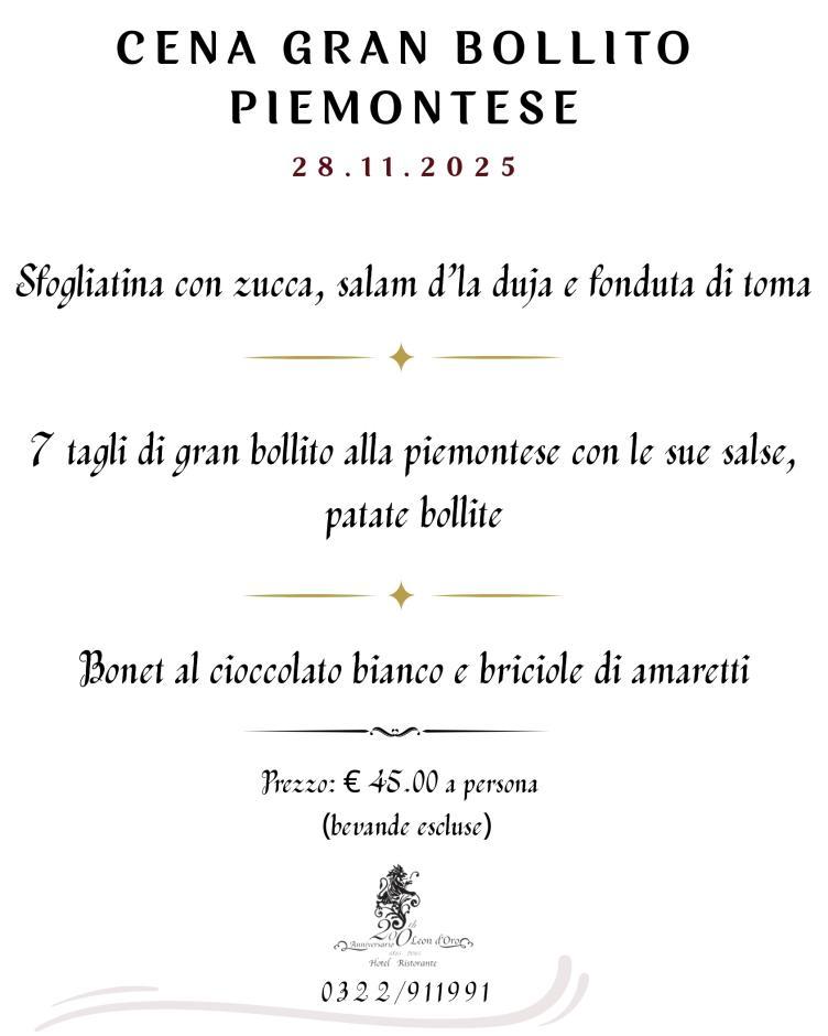 Cena gran bollito 2025